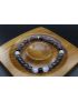 Iolite, Blue Lace Agate & Black Tourmaline Bracelet (6mm Beads)/Wisdom, Inner Vision, Recovery, Addictions, Spiritual, Calming