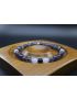 Iolite, Blue Lace Agate & Black Tourmaline Bracelet (6mm Beads)/Wisdom, Inner Vision, Recovery, Addictions, Spiritual, Calming