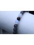 Iolite, Blue Lace Agate & Black Tourmaline Bracelet (6mm Beads)/Wisdom, Inner Vision, Recovery, Addictions, Spiritual, Calming