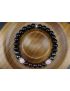 Love, Passion, Positive Energy & Protection Bracelet with Black Tourmaline, Hematite, Rose Quartz and Garnet (6mm Beads)