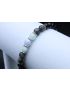 Onyx, Larvikite, Garnierite & Blue Lace Agate Bracelet (6mm Beads)/Deflects Negative Thinking, Anxiety, Strength, Protection, Spiritual