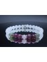 Moonstone, Labradorite, Lepidolite & Rose Quartz Bracelet (6mm Beads)