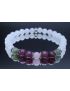 Moonstone, Labradorite, Lepidolite & Rose Quartz Bracelet (6mm Beads)