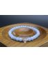 Angelite & Crystal Quartz Bracelet (6mm Beads)