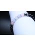 Black Tourmaline, Hematite, Rose Quartz, Moonstone, Blue Lace Agate Bracelet (6mm Beads)/Protection, Strength, Calming, Positive Energy