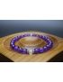 Amethyst & Crystal Quartz Bracelet (6mm Beads)