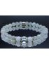 Labradorite, Moonstone & Clear Quartz Bracelet (6mm Beads)/Spiritual, Protection, Calming