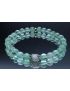 Green Fluorite & Moonstone Bracelet (6mm Beads)/Genius Stone, Students, Concentration, Study, Balancing, Calming