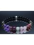 Ultimate Grief/Loss Support Bracelet,Rose Quartz,Amethyst,Black Onyx,Rhodonite,Pyrite,Moonstone,Lepidolite,Smoky Quartz (6mm Beads)