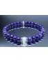Charoite & Moonstone Bracelet (6mm Beads)/Spiritual, Overcome Fear, Reduce Stress, Negativity, Stress, Obsessions