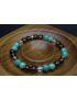 Amazonite, Smoky Quartz & Clear Quartz Bracelet (6mm Beads)/Anxiety, Depression, Empath Protection, Positive Energy, Inner Peace