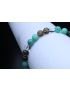 Amazonite, Smoky Quartz & Clear Quartz Bracelet (6mm Beads)/Anxiety, Depression, Empath Protection, Positive Energy, Inner Peace