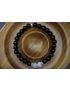 Black Tourmaline & Moonstone Bracelet (6mm Beads)/Protection, Positive Energy, New Beginnings, Calming