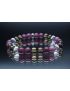 Lepidolite, Smoky Quartz & Clear Quartz Depression/Mental Health Support Bracelet (6mm Beads)