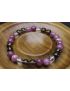 Lepidolite, Smoky Quartz & Clear Quartz Depression/Mental Health Support Bracelet (6mm Beads)