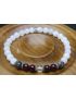 Garnet, Black Labradorite, Crystal Quartz & Moonstone Bracelet (6mm Beads)