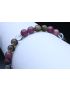 Lepidolite, Smoky Quartz & Clear Quartz Depression/Mental Health Support Bracelet (6mm Beads)