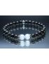 Arfvedsonite & Selenite Bracelet (6mm Beads)/Manifestation, Control, Positive Energy, Spiritual, Hope, Reassurance