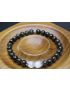 Arfvedsonite & Selenite Bracelet (6mm Beads)/Manifestation, Control, Positive Energy, Spiritual, Hope, Reassurance