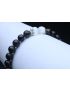 Arfvedsonite & Selenite Bracelet (6mm Beads)/Manifestation, Control, Positive Energy, Spiritual, Hope, Reassurance