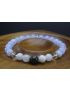 Blue Lace Agate, Clear Quartz, Moonstone & Labradorite Bracelet (6mm Beads)/Depression, Anxiety, Protection, Empath, Positive Energy