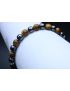 Black Tourmaline, Tiger Eye & Hematite Protection Bracelet (6mm Beads)
