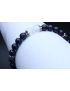 Blue Goldstone & Selenite Bracelet (6mm Beads)/Protective Energy, Positivity, Courage, Grounding, Spiritual