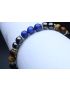 Kyanite, Tiger Eye, Hematite & Black Tourmaline Bracelet (6mm Beads)/Strength, Courage, Endurance, Perseverance, Protection