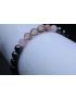 Love & Protection Bracelet with Black Tourmaline, Hematite, Rose Quartz and Strawberry Quartz (6mm Beads)