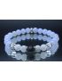 Blue Lace Agate, Clear Quartz, Moonstone & Labradorite Bracelet (6mm Beads)/Depression, Anxiety, Protection, Empath, Positive Energy