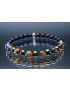 Black Tourmaline, Tiger Eye & Hematite Protection Bracelet (6mm Beads)