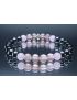 Love & Protection Bracelet with Black Tourmaline, Hematite, Rose Quartz and Strawberry Quartz (6mm Beads)