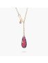 Heartened Jasper Waterdrop Necklace