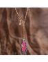 Heartened Jasper Waterdrop Necklace