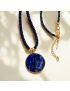 Calming Lapis Lazuli Beaded Necklace