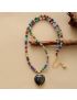 Beaded Heartstrings Necklace