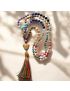 Chakra Charm Tassel Necklace