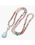 Frosted Turquoise and Amazonite Protection Necklace