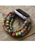 Vineyard Jasper Stretch Apple Watch Strap