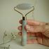 Natural Agate Spiked Facial Roller | Textured Anti-Aging & Detoxifying Massager