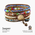 Imperial Flower Protection Wrap Bracelet