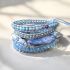Healing Topaz Queen Silver Wrap Bracelet