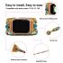 Handmade Watch Band: Bohemian Jasper Turquoise Calming Energy Smartwatch Bands Compatible with Apple Watch