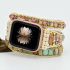 Colorful Jasper Rhodonite Beaded Apple Watch Strap | Band 38mm 40mm 41mm 42mm 44mm 45mm 46mm 49mm | Compatible with all Apple Watch Series