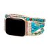 Natural Blue Turquoise Multi-Layer Wrapped Apple Watch Band