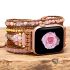 Natural Rhodonite _ose Quartz Rose Gold Apple Watch Band