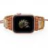 Handwoven Natural Stone Agate Apple Watch Band Bracelet