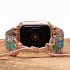 Handmade Shoushan Stone Boho Stylish iWatch Strap for Apple Watch Series 8, 7, 6, 5 (38/41/42/45/49mm Bands)