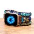 Graceful Blue Jasper Apple Watch Strap – Handmade Natural Stone iWatch Band