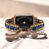 Hushed Seas Lapis Apple Watch Strap – Handmade Lapis Lazuli & Jasper Bracelet Band